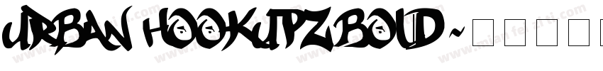 URBAN HOOKUPZ Bold字体转换